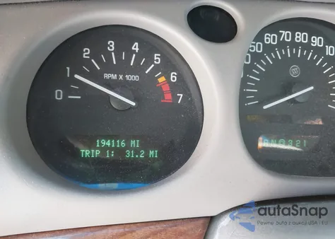 2001 Buick Lesabre Custom z USA, uszkodzony, nr VIN 1G4HP54K014160943